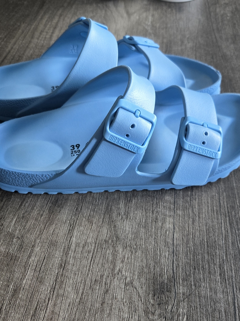 Birkenstock Arizona EVA Shoes Sky Blue Women's Size 8 39 Waterproof Slide Sandal - Picture 6 of 13